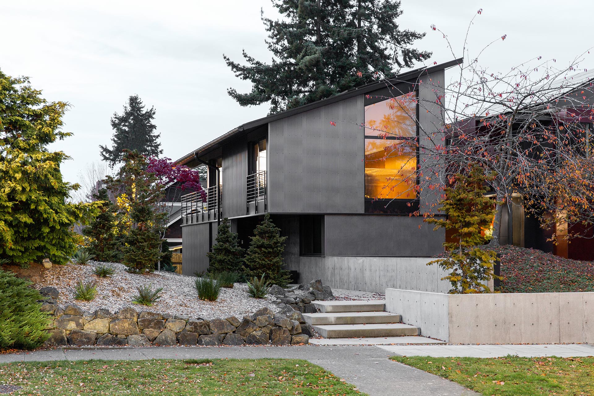 Corrugated metal house