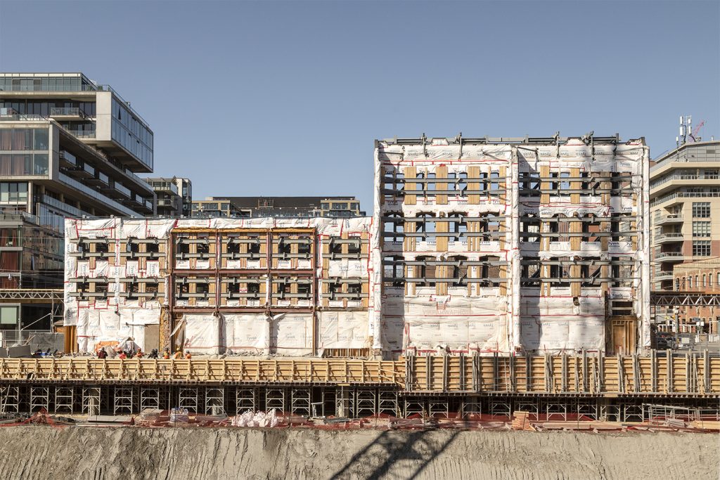Demolition of heritage buildings.