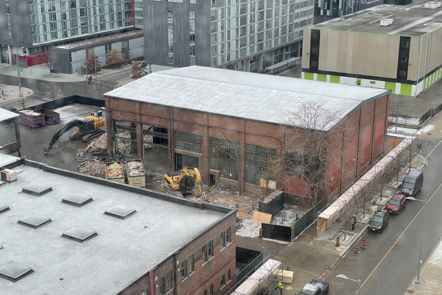 The foundry in Toronto demolition