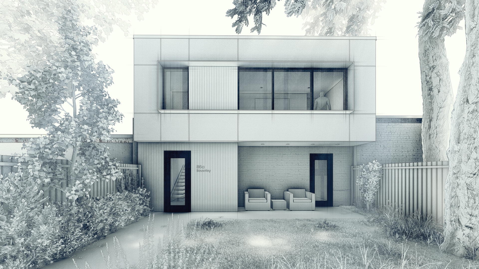 Boldera Laneway House Sketch